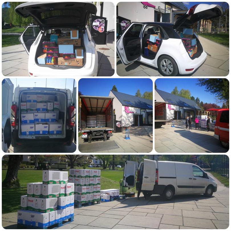 Prejeti donaciji Henkla in Lidla